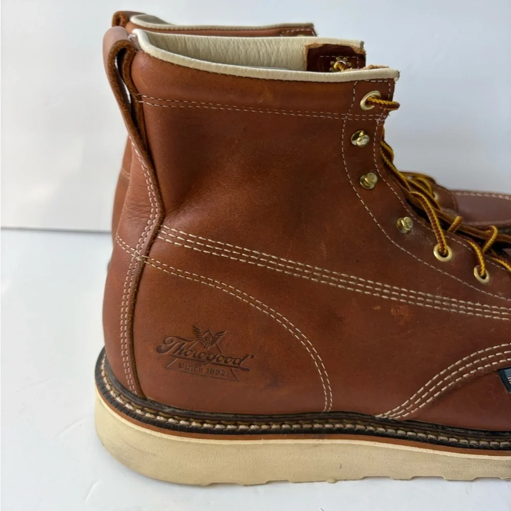 NWOT Thorogood American Heritage 6” Safety Toe Maxwear Wedge Boots Size 11 Men’s